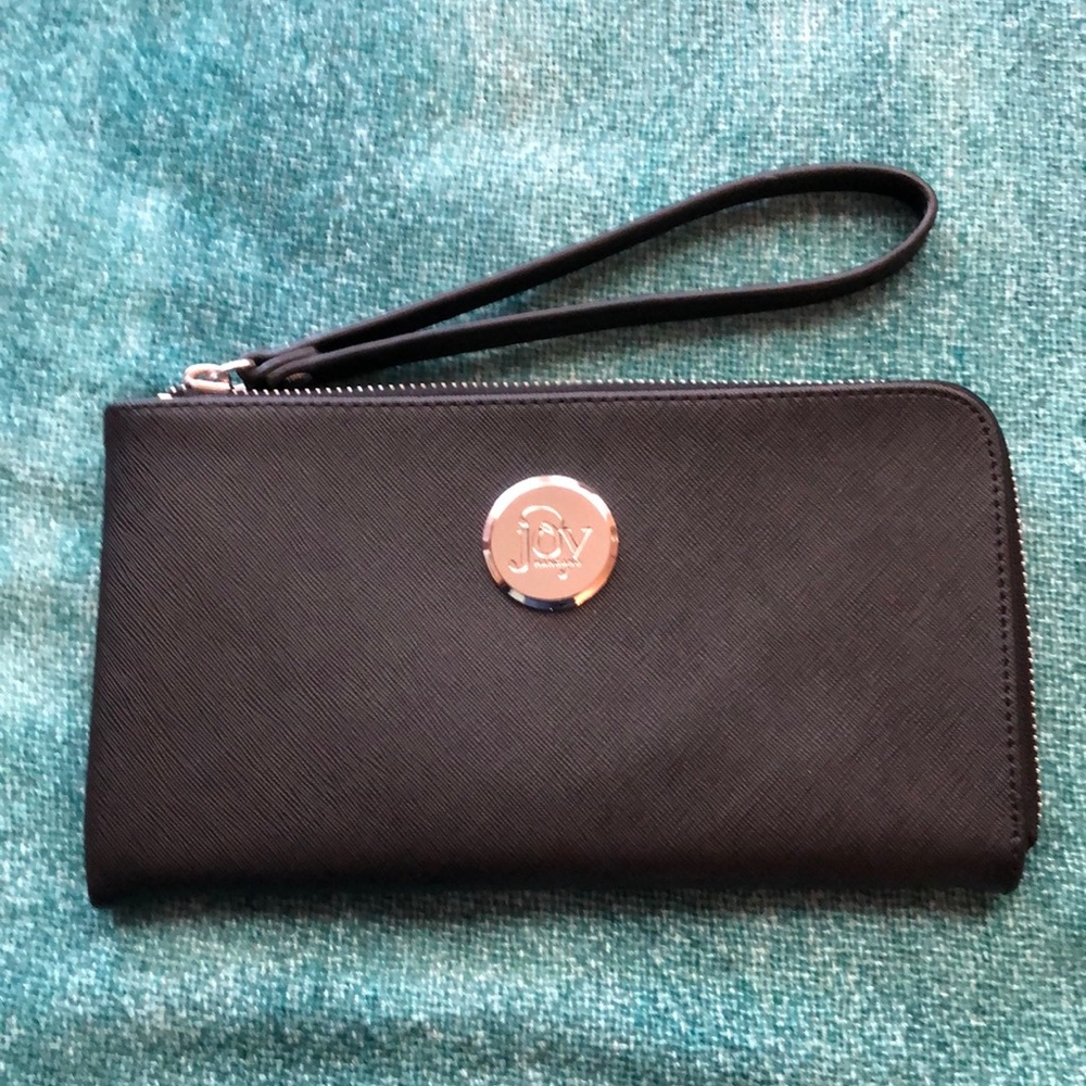 RFID leather wrist wallet